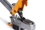 Toggle Clamp showing secure 19mm bench dog post in Australian woodworking tool store