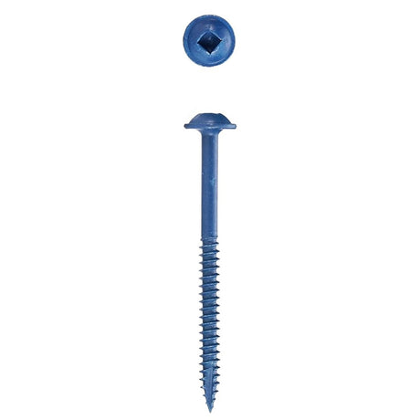 BORA Tool 8Gx50mm Coarse Pocket Wood Screws SQD Pack of 50 in colour-coded system