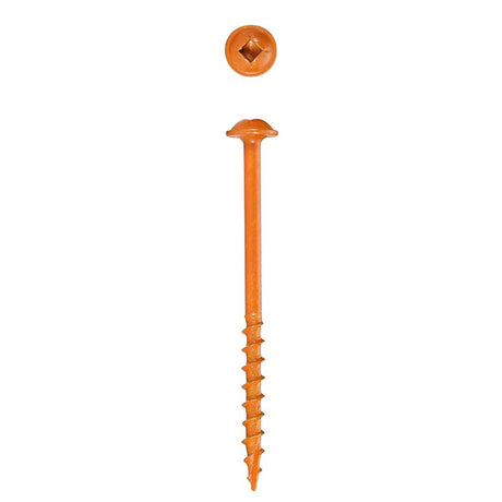 BORA Tool 8Gx63mm Coarse Pocket Wood Screws in colour-coated finish, pack of 50