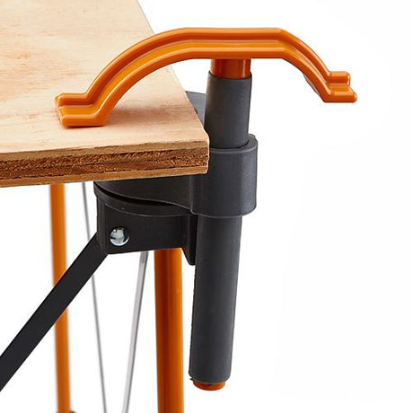 BORA Quick Clamps in use on Centipede Work Stand