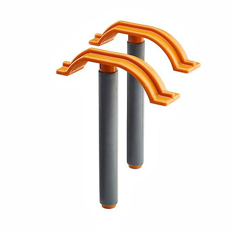 BORA Centipede Quick Clamps securely hold sheet material on work stand