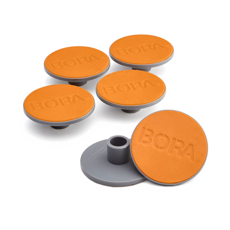 BORA Non-Slips Pads for Centipede Work Stand Pack of 6 soft rubber pads for stable and slip-free work surface
