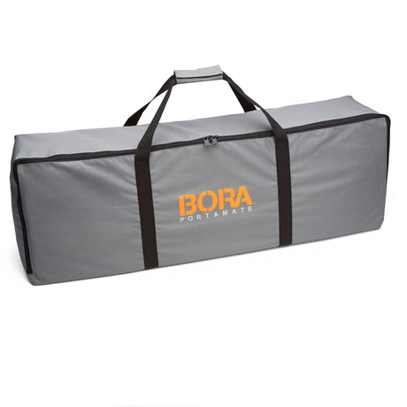 BORA Centipede Work Stand 1200 x 2400mm with Carry Bag - Close-up of collapsible legs and carry bag