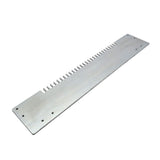 Trend 1/4in half-blind template for 300mm dovetail jig on white background