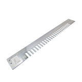 Trend 1/2in Box Joint Template for 600mm Dovetail Jig, laser-cut zinc-plated steel template for creating box joints