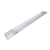 Trend 1/2in Box Joint Template for 600mm Dovetail Jig - Laser-cut zinc-plated steel template for box joints