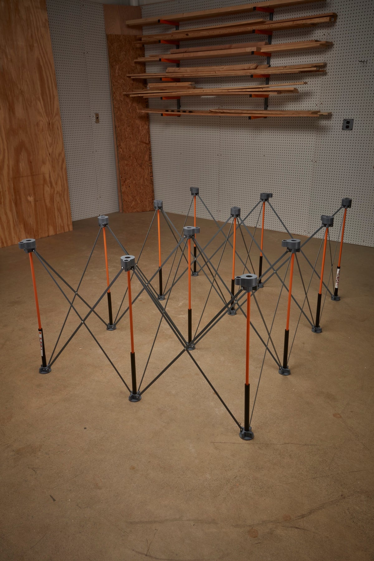 BORA Centipede Work Stand 1200 x 1800mm in use outdoors