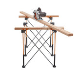 BORA Centipede CK6S Work Stand 600 x 1200mm with Carry Bag, showing setup and durability