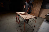 Australian-made BORA Centipede Work Stand 1200 x 1200mm in carry bag, providing flexible support for any job site or workspace