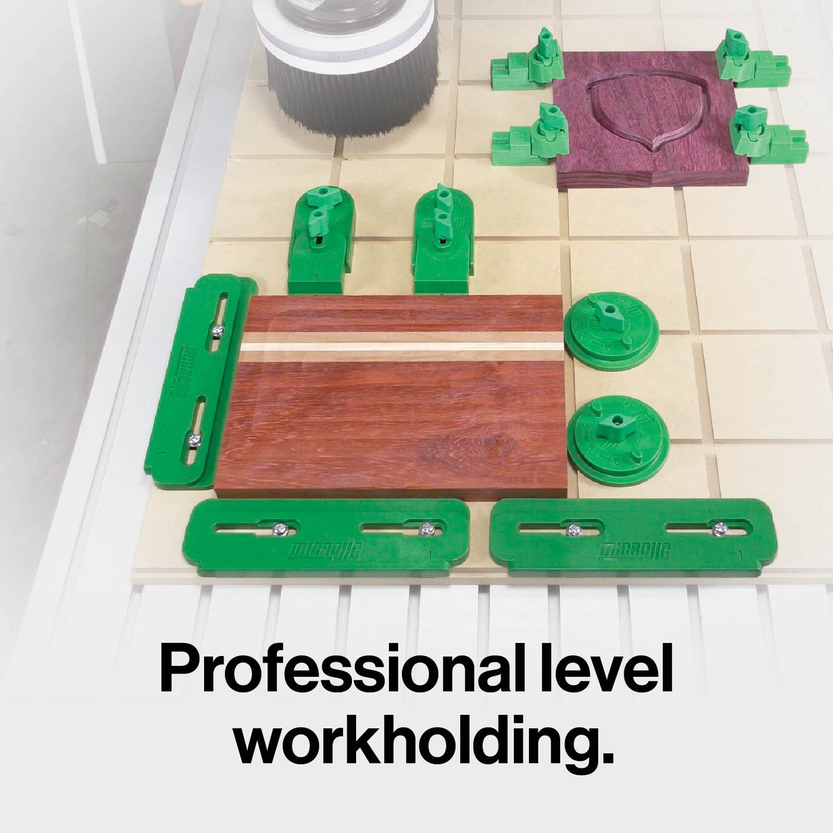 MicroJig MatchFit Edge Guide 3-Piece Kit: Low-profile fence system for precise and secure work-holding without bulky blocks