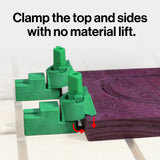 MicroJig MatchFit U-Pad Clamp 2-Piece Kit in use on woodworking project