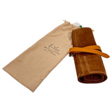 En Mina 9 Pocket Suede Chisel Roll