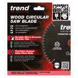 Trend 160mm x 20mm x 24T PTFE Coated Ripping Circular Saw Blade