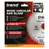 Trend 160mm x 20mm x 48T x 2.4mm Fine Cut Off Circular Saw Blade