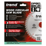Trend 165mm x 20mm x 12T Thin Kerf Ripping Cordless Circular Saw Blade