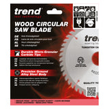Trend 165mm x 30mm x 36T General Purpose Circular Saw Blade