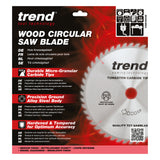 Trend 250mm x 30mm x 48T General Purpose Circular Saw Blade