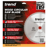 Trend 305mm x 30mm x 60T Wood Cordless ATBR Mitre Saw Blade