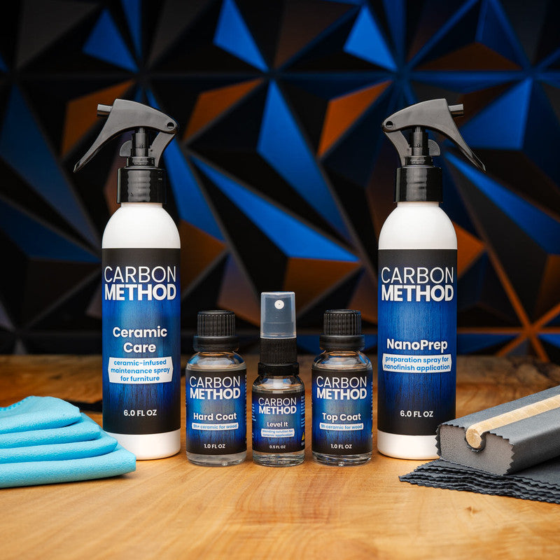 Carbon Method Ceramic Nanofinish Ultimate Kit for Timber - Enhanced furniture protection with ultra-hard top layer