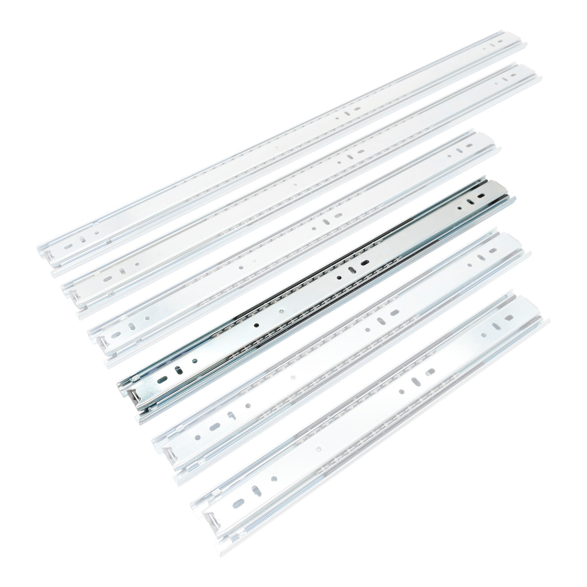 Full-Extension Drawer Slides Side Mount 45kg Capacity