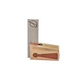 Solid brass dovetail attachments for Ironbark try squares, 1:8 ratio, attached to a try square