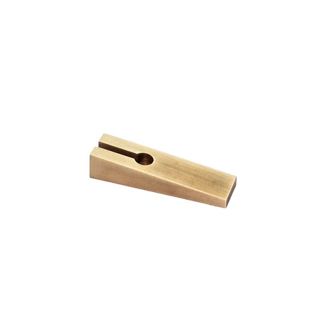 Ironbark Toolworks brass dovetail attachments for try squares, 1:6 and 1:8 angle options attached to a try square