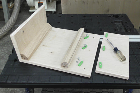 Versatile 6-piece MicroJig MatchFit Dovetail Track Nut Hardware kit for jigs, fixtures, and sleds with dovetail grooves