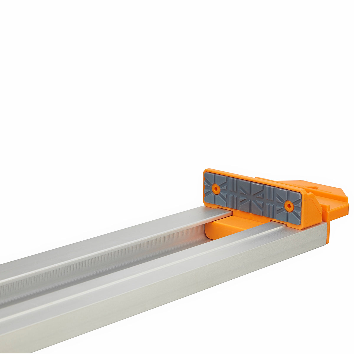 BORA NGX Clamp Edge Saw Guide 2500mm 100in in use for precise sheet material cutting