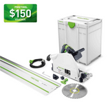 Festool TS 75 210mm Plunge Cut Circular Saw in Systainer with 1400mm Rail