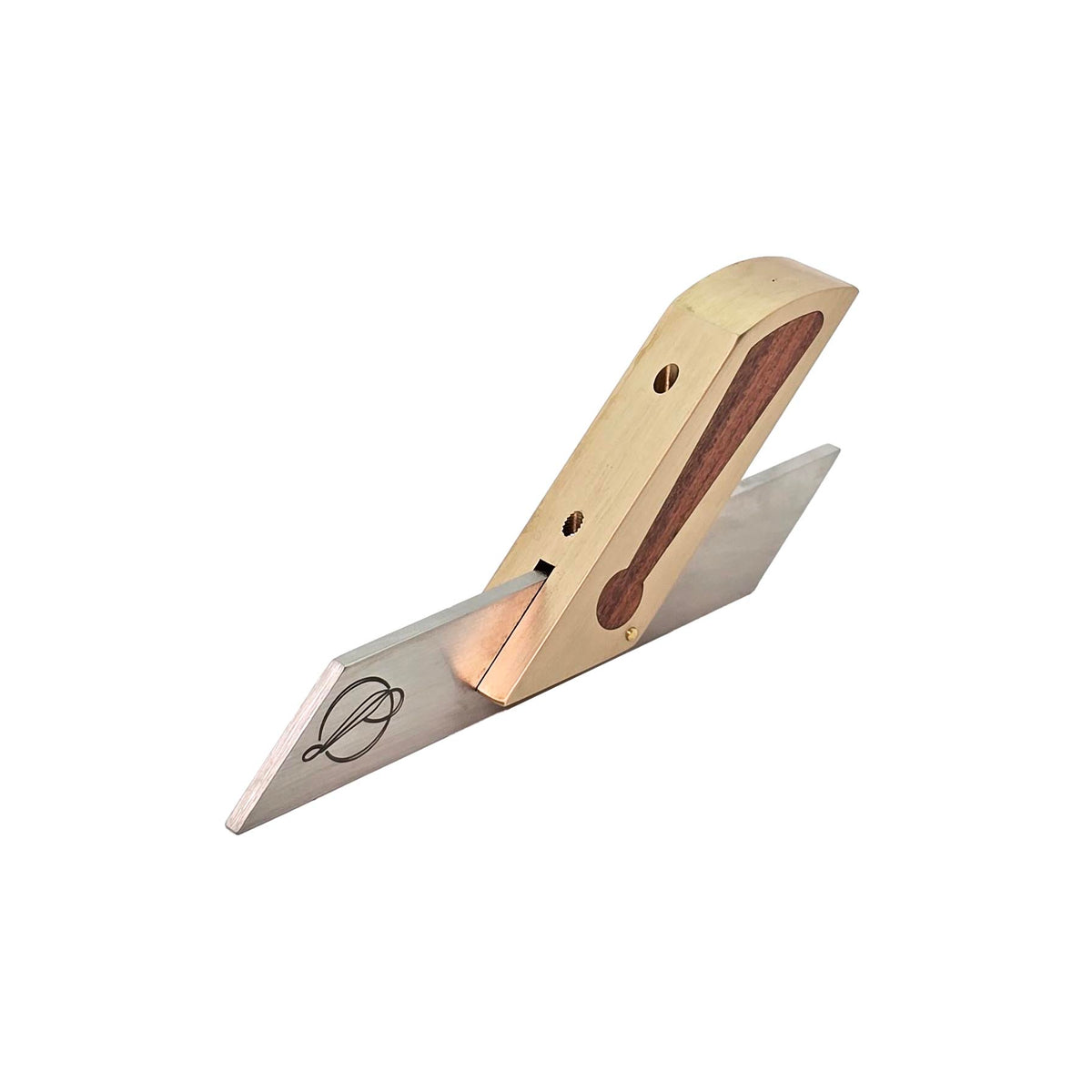 Ironbark Toolworks Mitre Gauge Brass Mulga Inlay - Premium Australian woodworking tool with precise angles