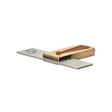 Ironbark Toolworks Mitre Gauge Brass with Mulga Inlay, precision woodworking tool from Australia