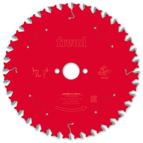Freud 160 x 20 x 2.2 Circular Saw Blades suits Handheld and Plunge Power Saws