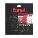 Freud 165 x 20 x 2.6 x 48T Laminated Panel Saw Blade suits Cordless Handheld and Plunge Circular Saws