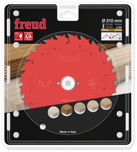 Freud 210 x 30 x 2.4 Circular Saw Blades suits Handheld and Plunge Power Saws