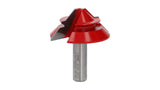 Freud Lock Mitre Router Bits 45 Degree 1/2in Shank in use on router table for creating interlocking corner joints