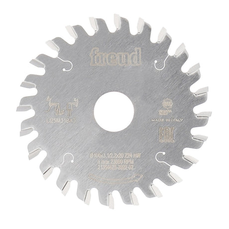 Freud 100mm Conical Scoring Saw Blade for Horizontal Panel Sizing Machines