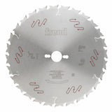 Freud 300mm Thin Kerf Rip Cut Circular Saw Blade in use on wood