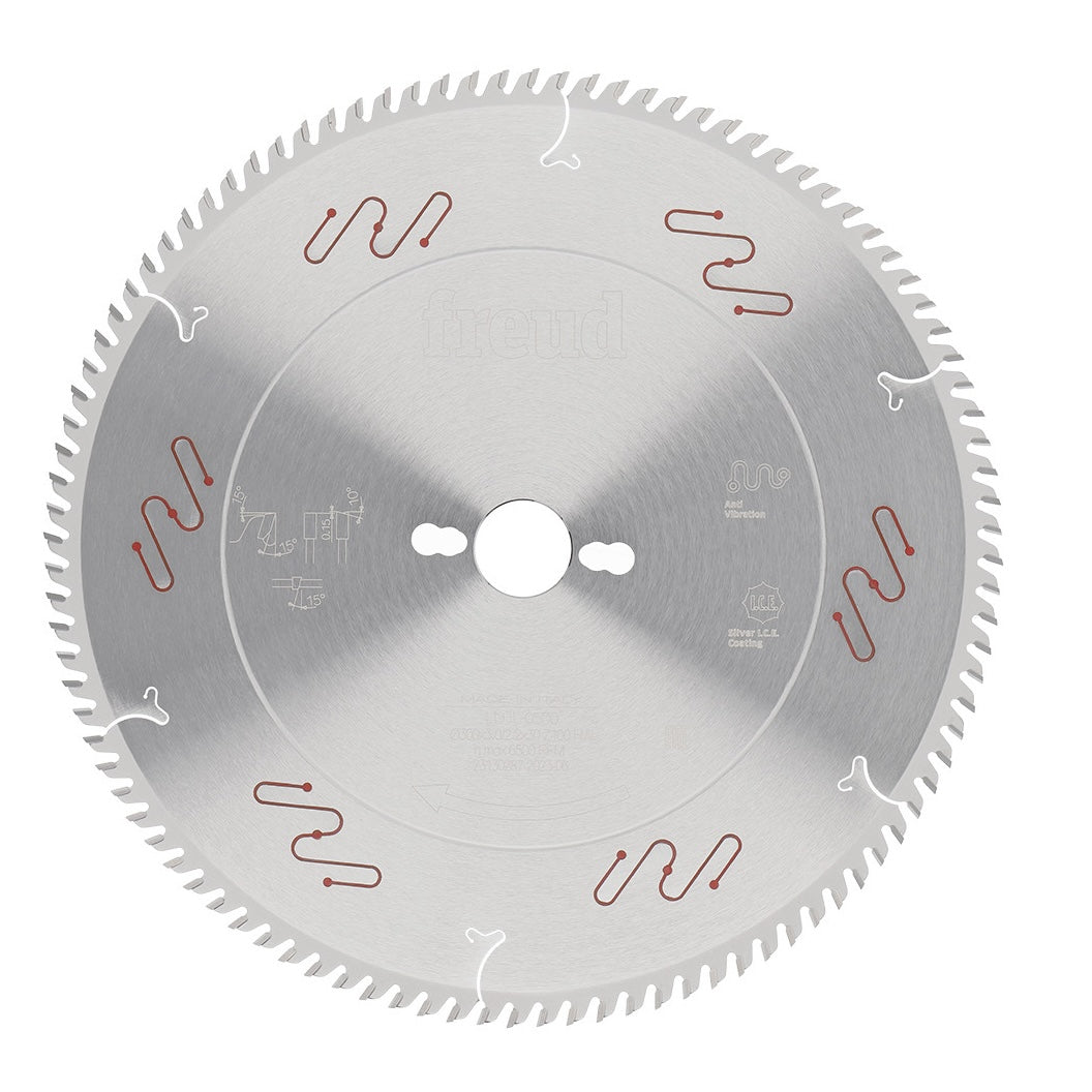 Freud 300mm Timber Frame Mirror Finish Fine Cut Off Saw Blade in use
