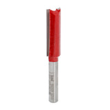 Freud Double Flute Straight Router Bit 1/4in Shank, ideal for grooving and edge-routing