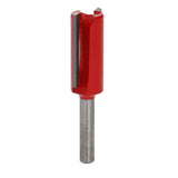 Freud 1/4in Shank Double Flute Straight Router Bit in use