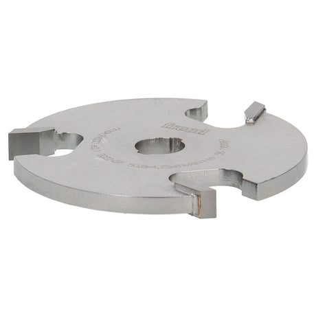 Freud Three-Wing Slot Cutter Router Bit Blades in action, creating precise slots and grooves efficiently