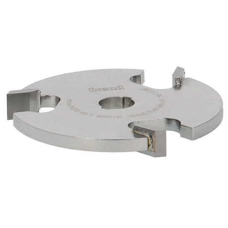 Freud Three-Wing Slot Cutter Router Bit Blades in action, creating precise slots and grooves with speed and efficiency