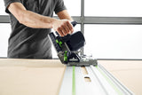 Festool TS 60K plunge cut saw with 100 Year Limited Edition Systainer & 1400mm Rail showcased in Australian woodworking tools store