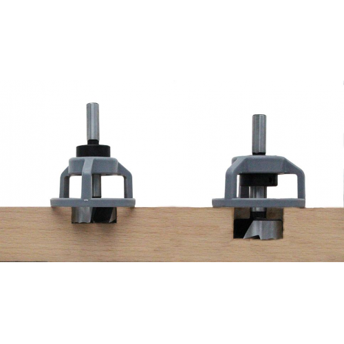 Fisch Drill Stop Set for Forstner Bits with Interchangable Bearings & Pliers