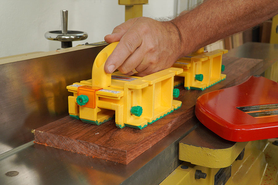 MicroJig GRR-Ripper MAX 3D Pushblock Kit with accessories in use