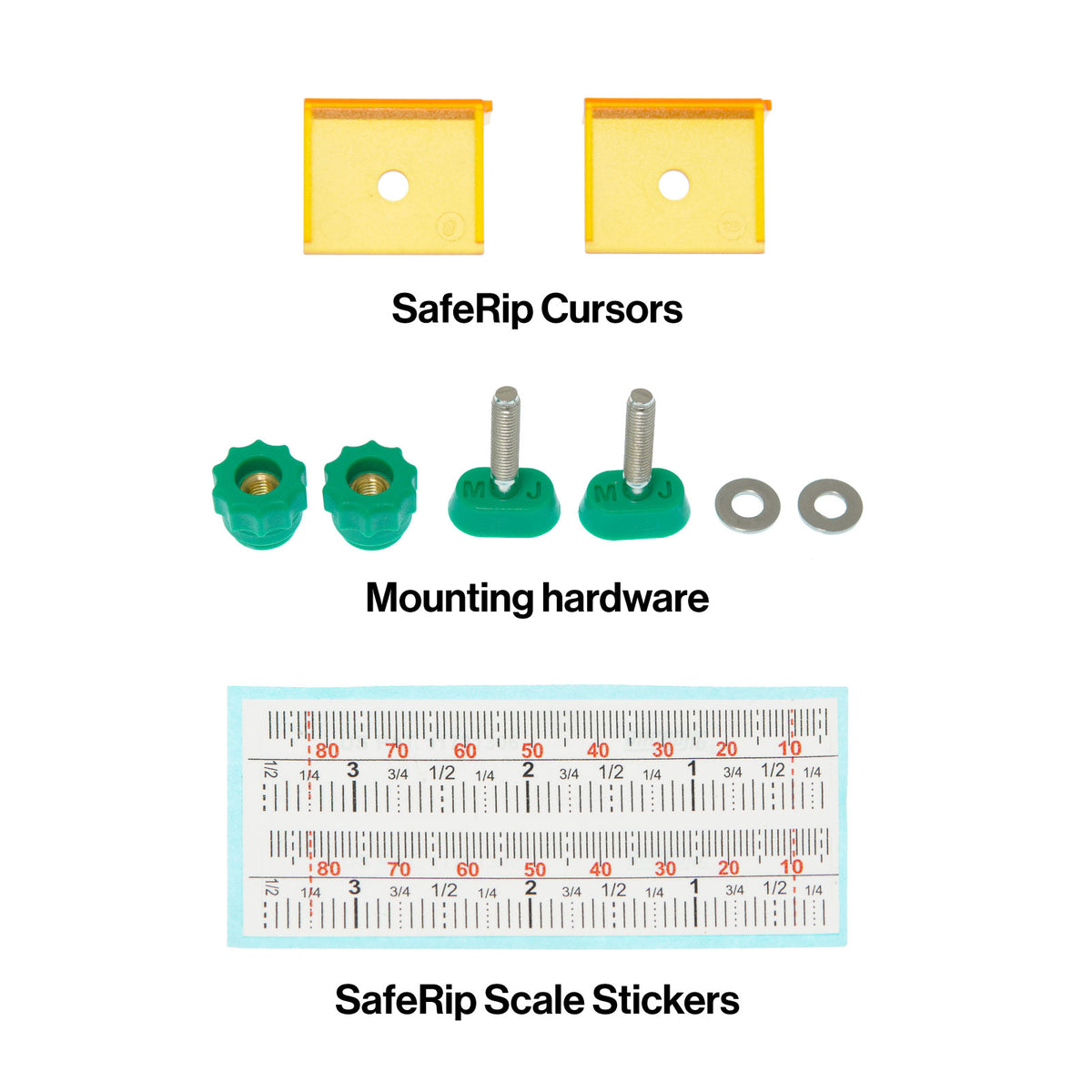 MicroJig GRR-Ripper SafeRip Kit Upgrade: Enhances safety and cutting control on table saws with SafeRip Cursor