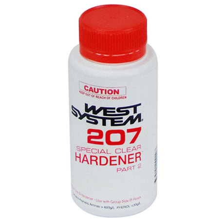 West System 207 Epoxy Resin Special Coating Hardener clear finish with UV inhibitor for coating and bonding applications