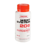West System 206 Epoxy Resin Slow Hardener in a close-up view