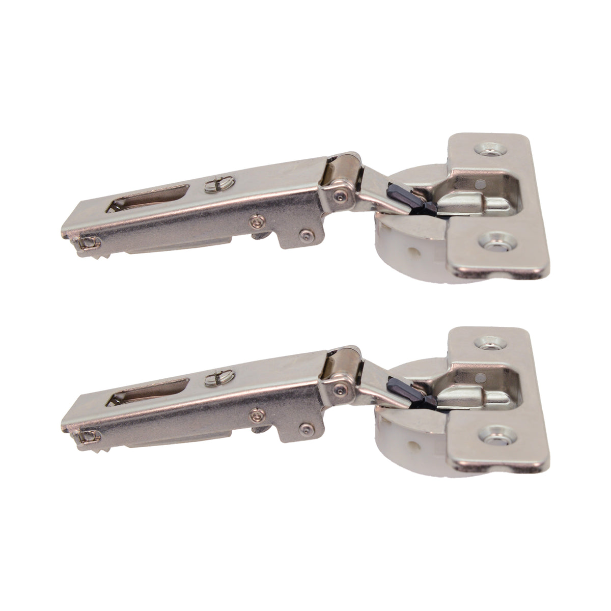 Salice Silentia+ Soft Close Full Overlay Euro Hinge & Mounting Plate Pair