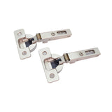 Salice Silentia+ Soft Close Full Overlay Euro Hinge & Mounting Plate Pair